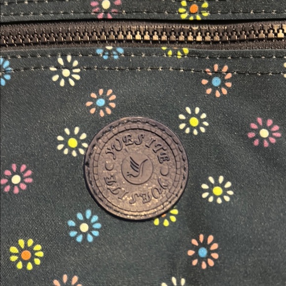 Floral Blue Crossbody Bag - Picture 2 of 4